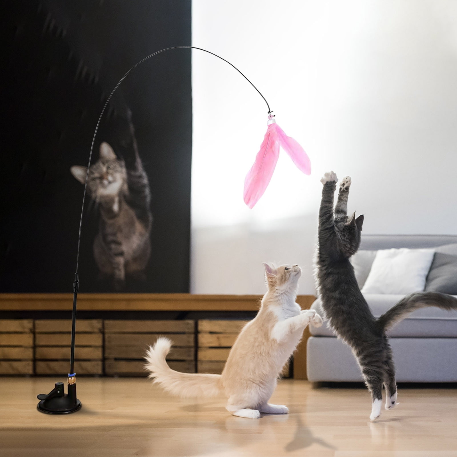 EGNMCR Home Decor, Room Decor, Fall Decor Toys Teaser Stick With