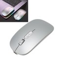 thumbnail image 1 of Mode Double pour Souris avec Lumière Colorée, Silencieux et Sensible, Compatible avec Appareils pour Téléphone PC WIN, 1 of 7