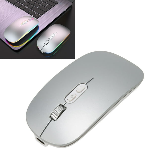 Ratón Recargable 24G Ratón Inalámbrico para PC Portátil BT51 Ratón