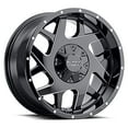 thumbnail image 2 of 20" Black With Natural Accents 935B Fury II Wheel by Cragar 2022409731, 2 of 2