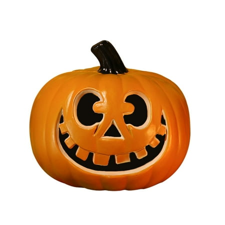 

Feokm Night Lights Clearance! Halloween Pumpkin Lights Light Up Jack Pumpkins Light Flameless Candles Battery Operated Pumpkin Night Lamp for Halloween Party Decor 1X Halloween Pumpkin Led Light