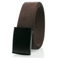 thumbnail image 2 of Gelante Fully Adjustable Canvas Web Belt with Black Flip Top Buckle 50'' Long, 2 of 3