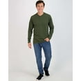 thumbnail image 4 of Real Essentials 3 Pack: Men's Cotton Short & Long Sleeve Henley T-Shirt Performance Activewear (Available In Big & Tall), 4 of 5