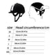 thumbnail image 3 of Eigraketly Casco de equitación transpirable con rápida disipación de calor para largas sesiones de equitación Cuidado ecuestre y deportes negro 52cm, 3 of 6