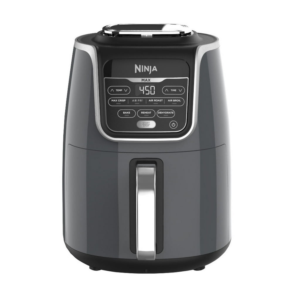 Ninja 5.5-Quart Air Fryer Max XL, AF161 in Black and Silver - Walmart ...