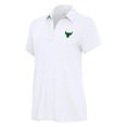 thumbnail image 2 of Women's Antigua White Chicago Bulls St. Patrick's Day-Era Polo, 2 of 4