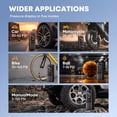 thumbnail image 4 of Amener Tire Inflator Portable Air Compressor, 180PSI Cordless Air Pump 6000mAh Battery with Auto Shut-off & LED Light, Tire Pump for Cars, Bicycle, Motorcycles, 4 of 9