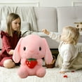 thumbnail image 4 of WQIANG Plush Toy - Sitting Floppy-Eared Rabbit, Soft and Cute Realistic Long-Eared Standing Plush Toy, 4 of 9