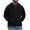 Black, variant on Mens Zip Up Fleece Hoodies Heavyweight Athletic Full Zip Hooded Sweatshirt with Thermal Lining and Pockets