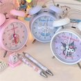 thumbnail image 2 of Sanrio Bedroom Alarm Clock Kuromi MyMelody HelloKitty Cinnamoroll Ins Girl Heart Bedside Silent Alarm Clock Wake Up Alarm Clock, 2 of 10