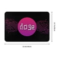 thumbnail image 3 of DouZhe Doormat Non-Slip Washable Floor Mat, Indoor Area Rug Doge Coin Money Blockchain Pattern Carpet, 24x16 inches, 3 of 7