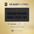 thumbnail image 3 of Fuente de Poder PC 750W Gamer BALAM RUSH GR BURST GR750G 80 Plus Gold Modular Negro BR-937665, 3 of 5
