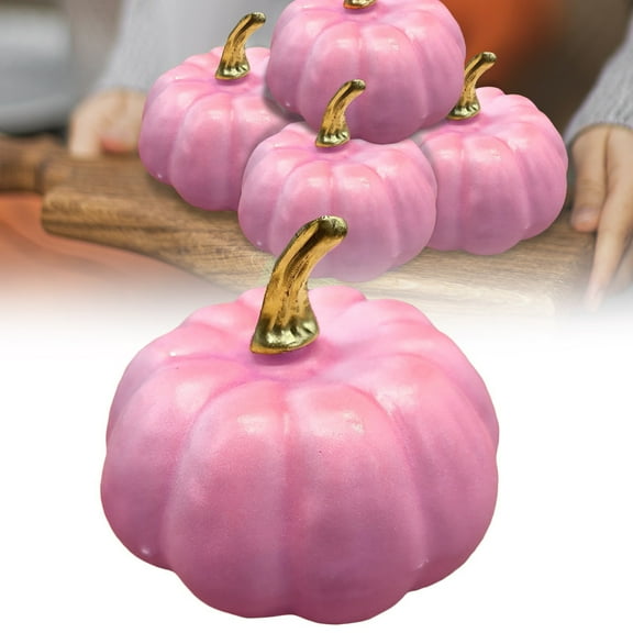 Halloween Simulation Pumpkin Decoration Tabletop Decor, A Halloween Simulation Pumpkin Decoration Desktop Ornaments(Plastic, One Size)
