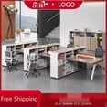 thumbnail image 2 of Free Shipping Luxury Office Desk European Conference Mid Century Executive Computer Desk Boss Unusual Escritorio Home Furniture My Lux Decor Round, 2 of 16