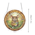 thumbnail image 3 of Acrylic Puzzles Suncatcher Window Hanging 83 Pieces 7.4 Inch Acrylic Puzzles Garden Decoration For Women Men Mom Birthday Gift Home Decor, 3 of 6