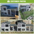 thumbnail image 7 of Chicken Coop Hen House with Run Outdoor Rabbit Cage Indoor Bunny Hutch with Waterproof Roof Poultry Cage, 7 of 7