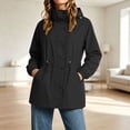 thumbnail image 6 of Msgweeeg Jacket Women Windbreaker Jacket Long Sleeve Hooded Slim Fit Sporty Tops Outdoor Active Outerwear Early Fall Fashion S-XL, 6 of 8