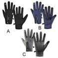 thumbnail image 3 of Soidarity Guantes de invierno resistentes a la intemperie para mujer, guantes cálidos para montar con pantalla táctil, calentador de mano Unisex para Ciclismo  Negro M Soidarity OD002177-01, 3 of 6