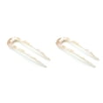 thumbnail image 4 of Wisewang Pinces à Cheveux Multicolores Simplicité Accessoires de Cheveux Support DIY Mode Rétro Bijou Cadeau Couvre-Chef en Forme de U Rose Kaki 2Ensemble, 4 of 6