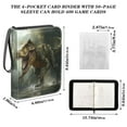 thumbnail image 3 of Game Card Storage Bag Collectible Trading Card Albums The 4-Pocket Card Binder With 50-Page Sleeve Can Hold 400 Game Cards Super Cool Dinosaur, 3 of 6