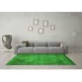 thumbnail image 3 of Ahgly Company Indoor Square Abstract Green Modern Area Rugs, 7' Square, 3 of 4