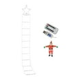 thumbnail image 3 of kusrkot LED Ladder Lights Christmas Decorations Lights for Living Room Balcony Porch Colorful, 3 of 7