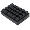 thumbnail image 1 of K23 Wired Number Pad Stepped Keycap, Mini Numeric Keypad With LED Backlit, 21 Keys Mechanical Numpad For Laptop PC Business Cashier, 1 of 8