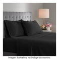 thumbnail image 1 of Juego de Sábanas Hotel Style Coolmax King Size Negro 4 Piezas, 1 of 4