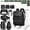 Black, variant on Waterproof Rucksack Backpack Large Capacity High Sense Men
