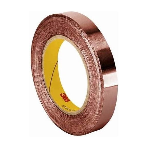 3m Conductive Electrical Tape, Copper, 6 yd L 1181