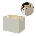 thumbnail image 3 of Book Storage Box, Stackable Book Storage Box with Dual Side Handles, Collapsible Storage Box, Large Capacity, Multifunctional Use, 50KG Load Bearing, 3 of 7