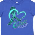 thumbnail image 4 of Inktastic Cure- Ovarian Cancer Awareness teal ribbon Boys or Girls Toddler T-Shirt, 4 of 5