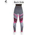 thumbnail image 5 of PULLIMORE Women High Waist Yoga Leggings 3D Printed Butt Lifting Tight Pants For Sport Gym Workout Fitness (S, Pink), 5 of 10