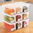 thumbnail image 4 of Organizador de Alimentos del Refrigerador, Diseño de de Caja de Alimentos Apilables para El Refrigerador Conpa Para Verduras para Huevo, 4 of 7