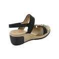 thumbnail image 3 of El Naturalista Womens Leaves 5008 Sandal Shoes, Black Mixed, EU 41 / US 10, 3 of 3
