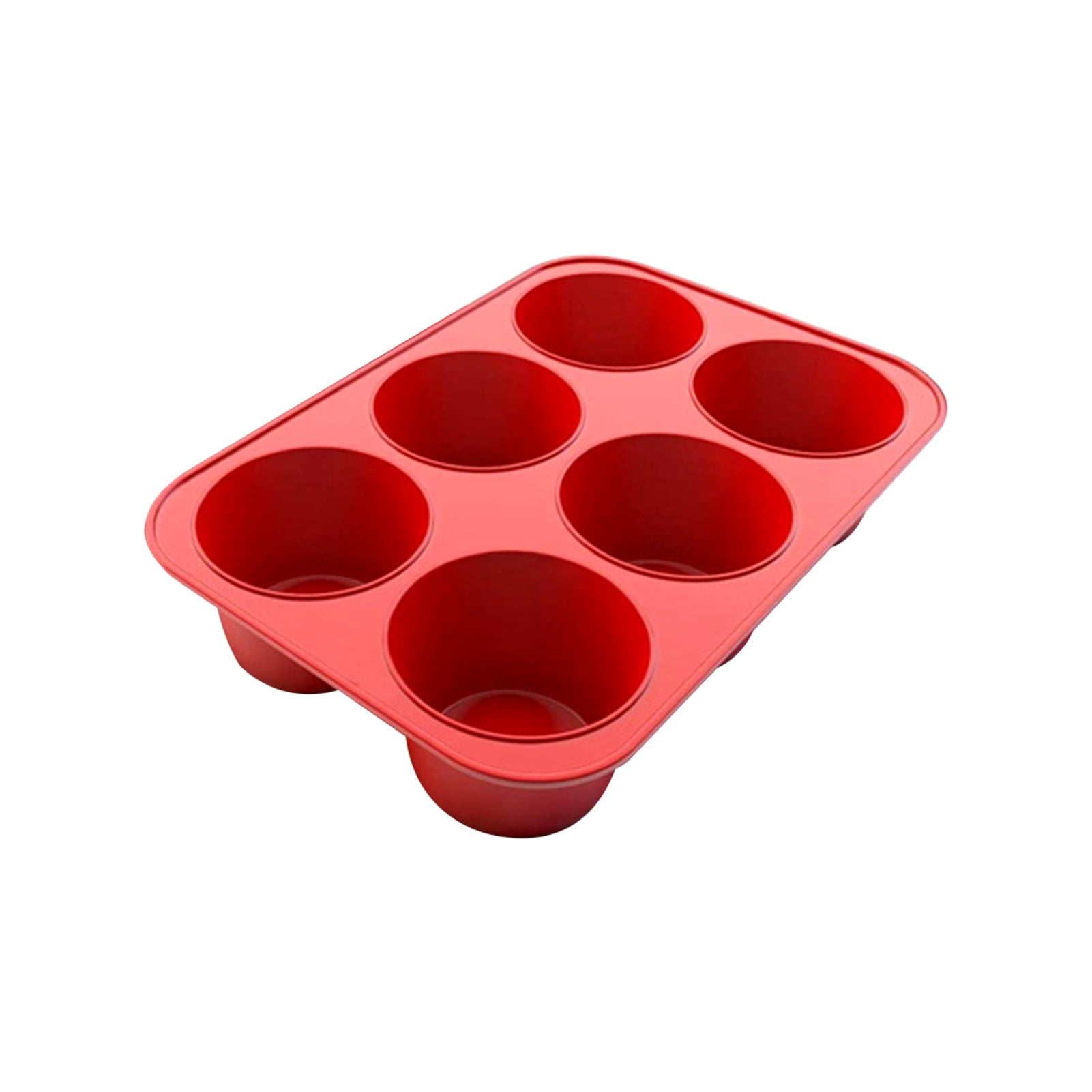 8 SILICONE LARGE MUFFIN YORKSHIRE PUDDING MOULD CUPCAKE BAKING TRAY BAKEWARE
