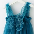 thumbnail image 5 of LYHaoo Toddler Girls Sleeveless Suspenders Dress Dance Party Dresses Clothes，Little Girls Dresses Sizes 2-3 Years Blue, 5 of 5