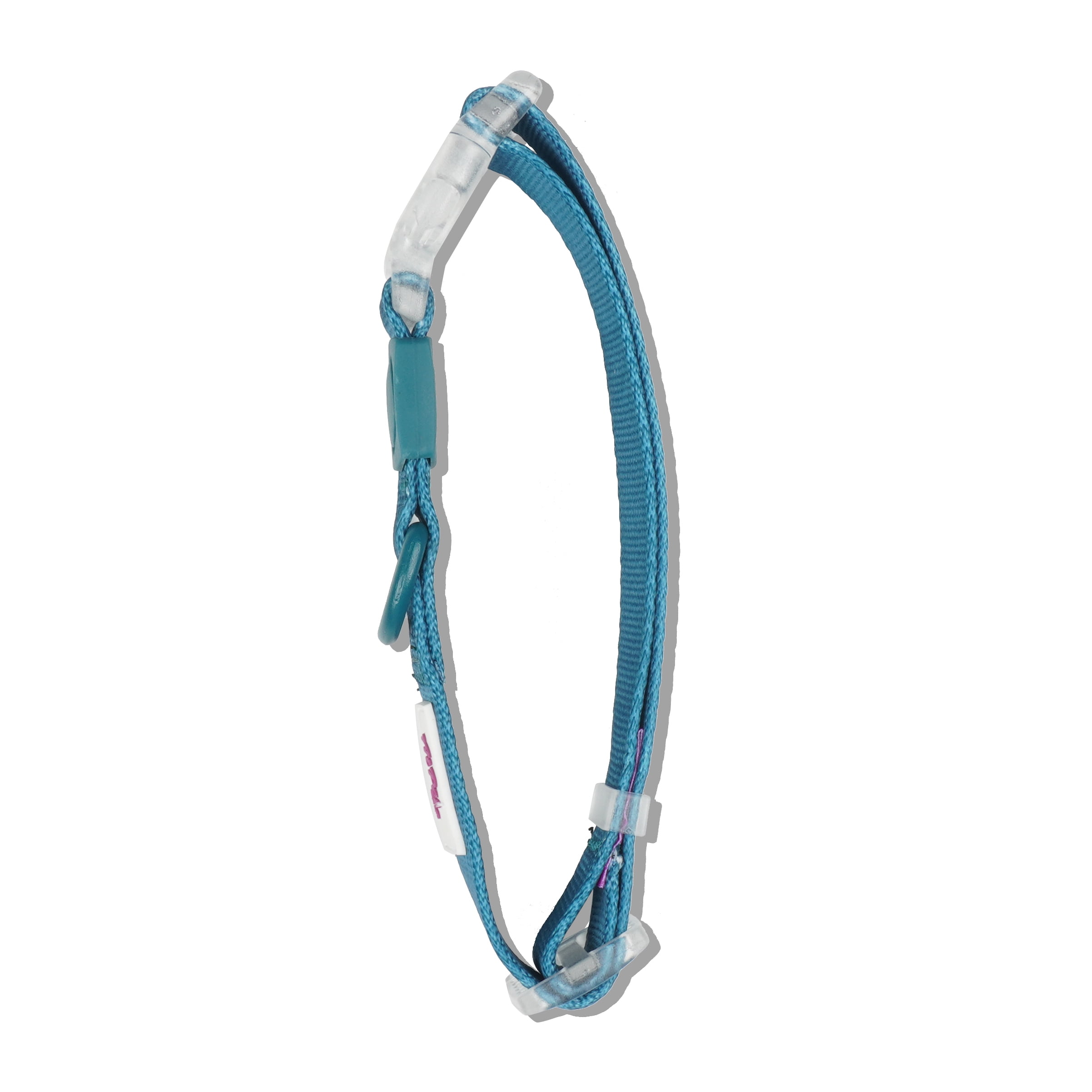 AtPet 4 Ft Dog Leash for Walking Training Dogs, Soft, Lightweight, Heavy Duty Screwgate Locking Climbing Carabiner Clip, Medium, Blue