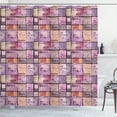 thumbnail image 1 of Ambesonne Pink Shower Curtain, Vintage Letters Watercolor, 69"Wx75"L, Pale Pink Black, 1 of 3