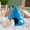 Blue, variant on NWOKYZGH Hamster Hideout House Decorative Landscaping, Adorable Christmas Tree Shape Ceramic Hideaway Cave Sleeping Mini Hut for Small Animal, Safe Habitat Cage Accessories
