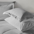 thumbnail image 5 of Sleepdown Comforter Set 7-Piece Bed in a Bag - Light Grey, Queen, 5 of 7