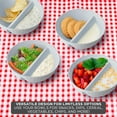 thumbnail image 5 of AISLE 3 ESSENTIALS Anti-Soggy Cereal Bowls, BPA-Free Materials, Divider | Dishwasher-Safe | Great for Cereal, Chips & Salsa, Oatmeal & Fruit (2-Pack)…, 5 of 7
