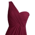 thumbnail image 5 of iEFiEL Women Ladies Chiffon One-shoulder Dress Long Evening Bridesmaid Prom Gown Dress, 5 of 7