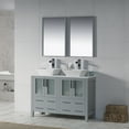 thumbnail image 3 of 48" Freestanding Bathroom Vanity & Vessel Sink & Mirror- Metal Grey, 3 of 7