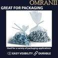 thumbnail image 5 of Multiple Sizes Clear Flat Poly Bags - 2"x8" & (100 Bags) 1.5Mil Flat Open Top Plastic Packaging Packing | Flexible and Durable Plastic Bags | Low-Density Polyethylene (LDPE), 5 of 7