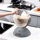thumbnail image 4 of Ganfancp Dispensador de Arroz Cubo de Almacenamiento de Alimentos para Gatos y Perros Recipiente Grande de Almacenamiento de Cereales con Tapa Cilindro Medidor Cubo Dispensador de Cereales para El Ho, 4 of 6