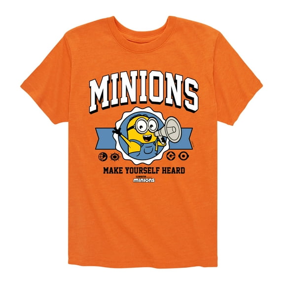 Despicable Me Minions - College Style Make Yourself Heard - Toddler & Youth Short Sleeve Graphic T-Shirt