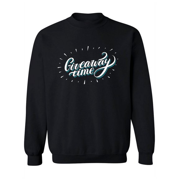 Time to Give Away, logo Sweatshirt Women -Image by Shutterstock, Female 5X-Large