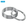thumbnail image 3 of Uxcell 40mm Metal O Rings, 4 Pack 304 Stainless Steel Round Rings for Hardware Bags, 3 of 6