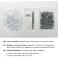 thumbnail image 2 of HSHDLDF Griver 100 Pack Strip Light Mounting BracketsFixing ClipsOne-Side Fixing100 Screws Included (Ideal for 10mm Wide Waterproof Strip Lights), 2 of 5